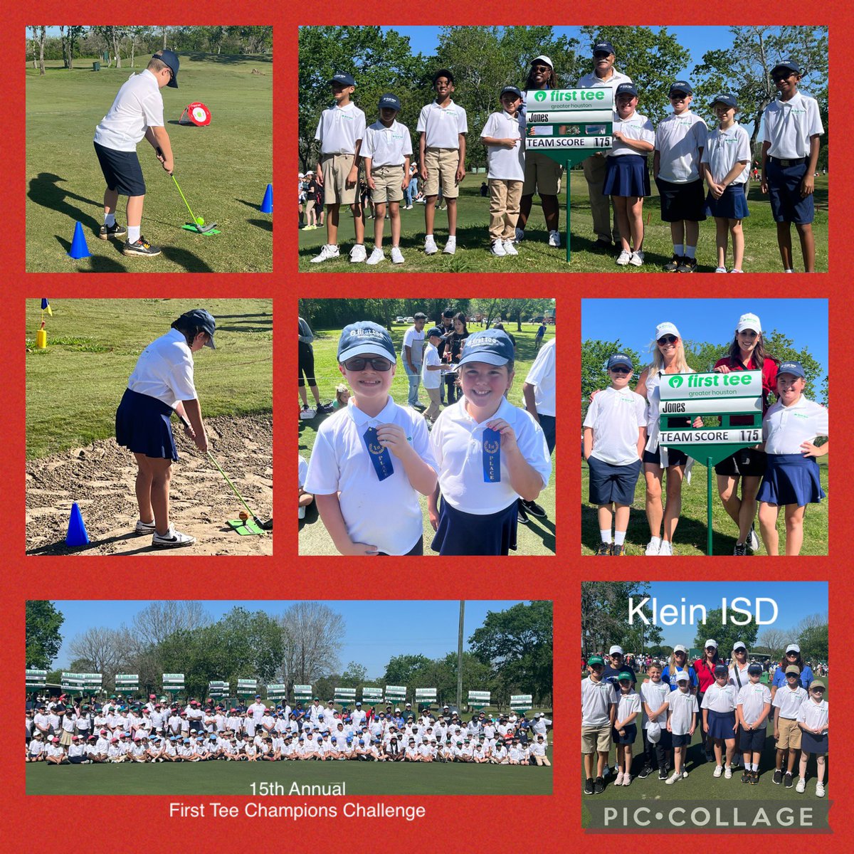 What a great day for golf! It was so fun watching students from across the Greater Houston Area compete in golf challenges. Our Mahaffey Scotties sure did make us proud! Thank you <a href="/TFTGreaterHou/">First Tee - Greater Houston</a> for a great event! <a href="/MahaffeyKISD/">Mahaffey Elementary</a> <a href="/KleinISD/">Klein ISD</a> <a href="/KleinISDAth/">Klein ISD Athletics</a>