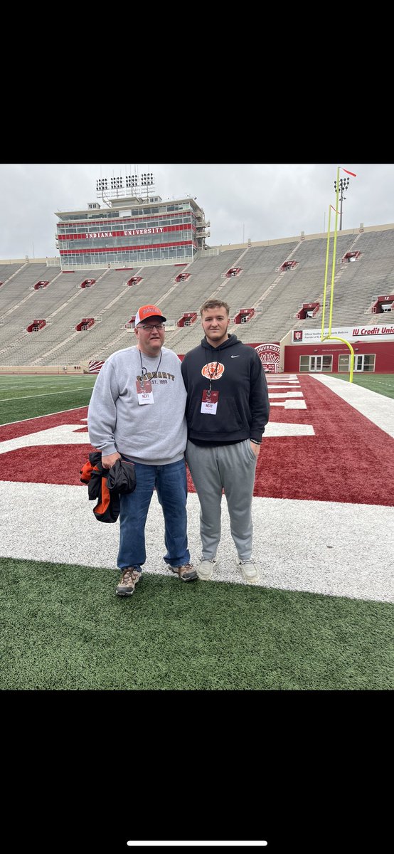 Had a good time <a href="/IndianaFootball/">Indiana Football</a> for a spring practice. Thank you @CoachDFriend for the invitation to come watch.<a href="/Coach_RyanEvans/">Ryan Evans Sr.</a> <a href="/Dave_Berk/">Dave Berk</a>