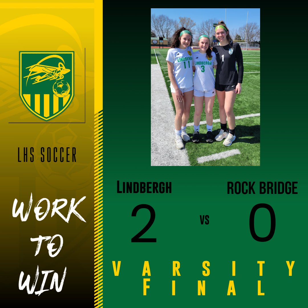Varsity with a great team effort to pick up a win over Rock Bridge! Goals scored by Charley Luczak and Elizabeth Mertzlufft. Assists by Brenna West and Danni Cotter.   Madison Mertzlufft and the backs with a solid performance to pick up their first shut out of the year #lhsflyers