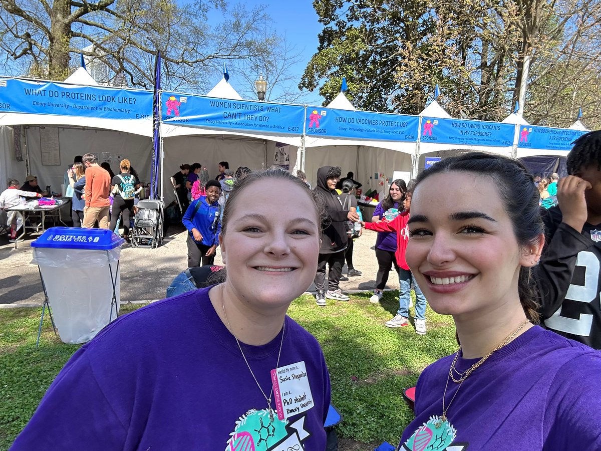Had a wonderful time teaching kids about neural plasticity at #ATLSciFest with @AWIS_Emory 🧠