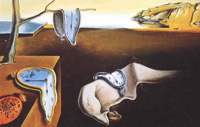 A Surrealist meditation on the collapse of our notions of a fixed cosmic order.