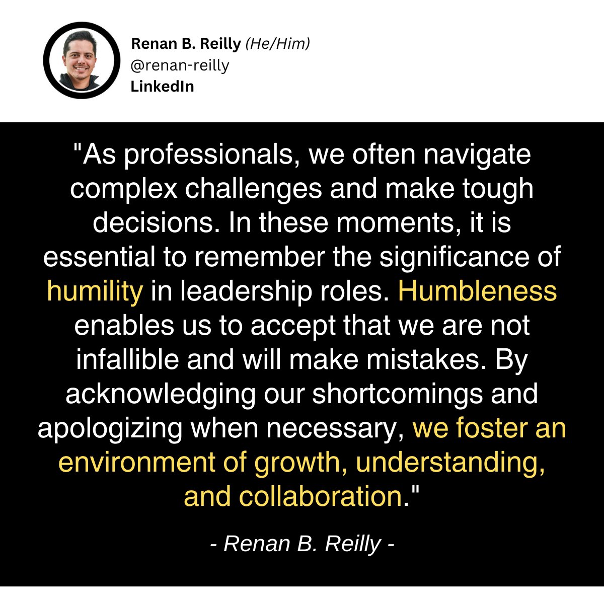 ReillyRenan's tweet photo. 𝗔𝗴𝗿𝗲𝗲?
#WeMustDoBetter #HigherEducation 
#globalleadership #renanreilly #humanresources #motivation #leadership #leaders #studentsfirst #students #equity #inclusion #management #hr #diversityandinclusion #education #motivation #foryou #fyp #personaldevelopment #innovation https://t.co/YJzQadRK7r