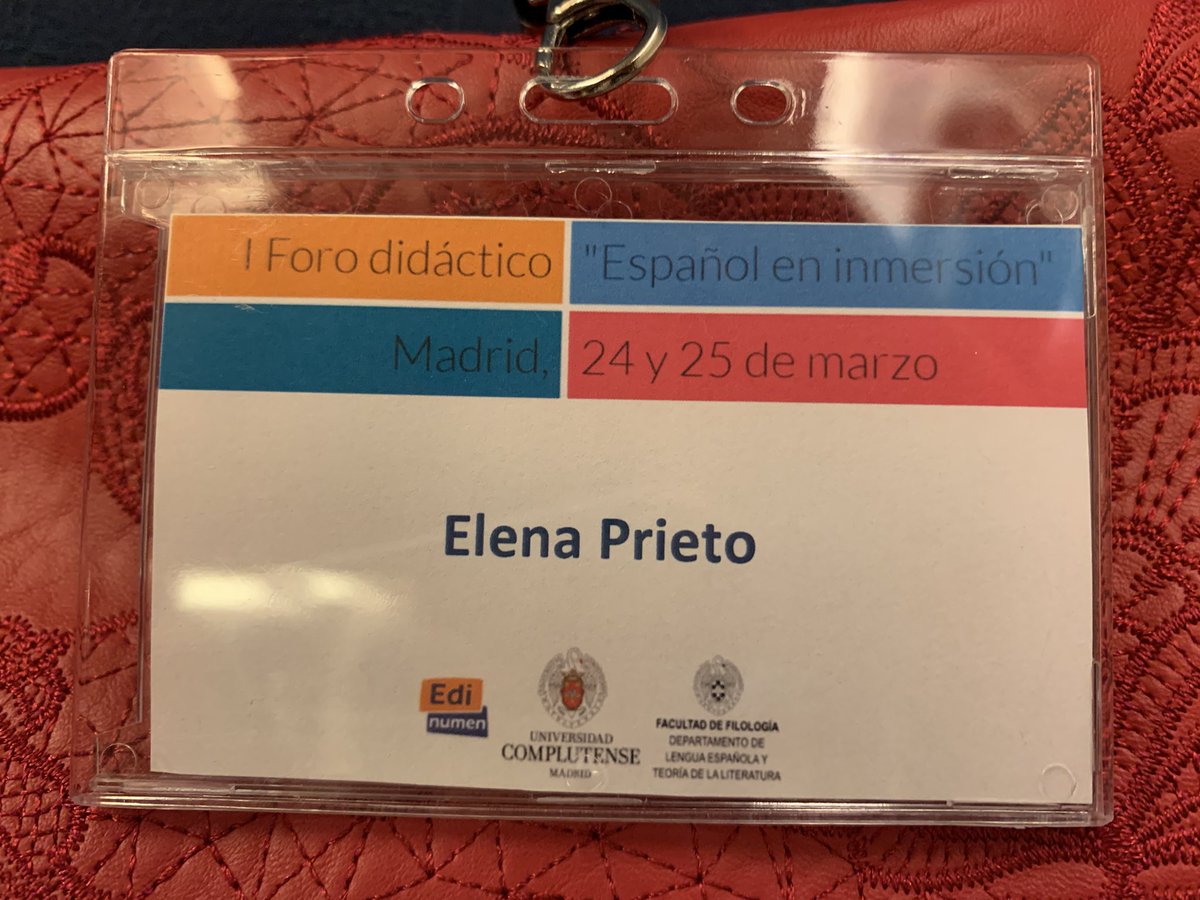 ELEelenap's tweet photo. En el tren de camino a casa tras un gran #ForoMadELEdinumen, con ponentes muy interesantes y, aún mejores reencuentros y desvirtualizaciones. Me encanta mi trabajo como #profeonline, pero necesito estos eventos presenciales para mantener mi equilibrio mental 🤓🥰 https://t.co/GQqpSeeJrs