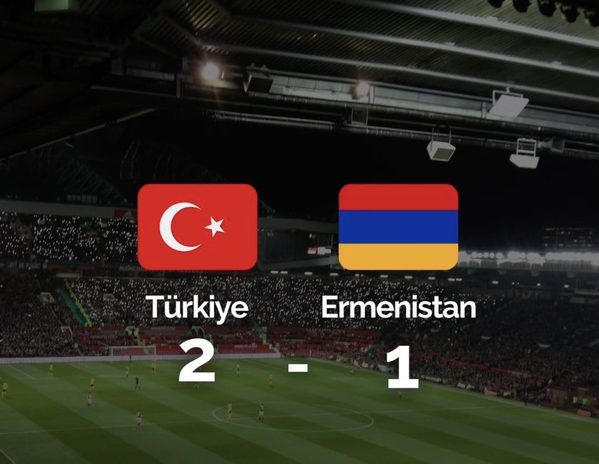 gazetepaparazzi's tweet photo. ▪️ EURO 2024 Elemeleri ilk maçında Ermenistan'ı 2-1 mağlup eden A Milli Futbol Takımımızı yürekten kutluyoruz 🇹🇷🇹🇷🇹🇷 #türkiye #türkmillitakımı #AMillifutbol takımı https://t.co/Dl9qwgyn5d