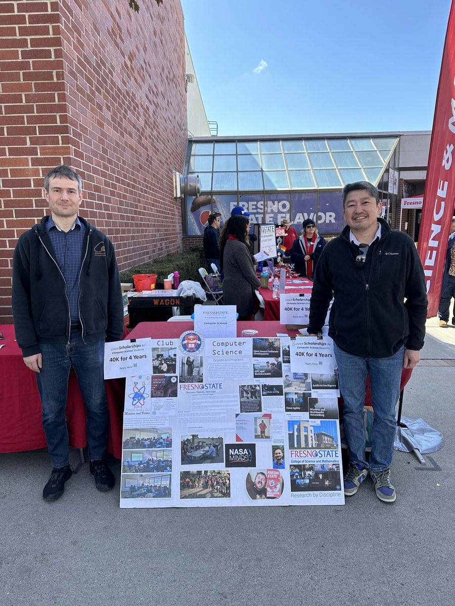 CSciFresnoState's tweet image. We are the computer science team.