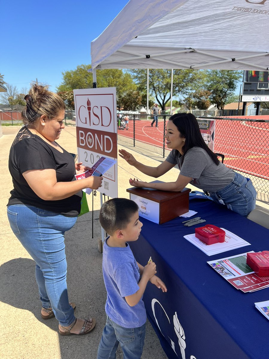 sherese_nix's tweet photo. It's a great day to Explore Pre-K and inform our parents about the GISD 2023 Bond! We are #TheGISDEffect! Be a VOTER on May 6! ABC! @drlopez23 @gisdnews https://t.co/PhZ45ndQ0l
