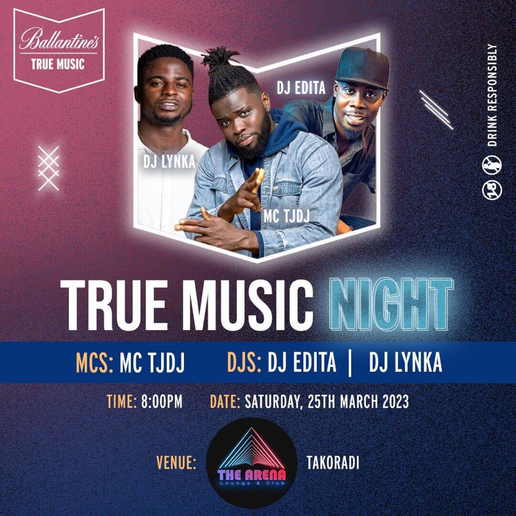 DjEdita's tweet photo. #TRUEMUSICNIGHT inside @TheArena_Gh 
We Partying allnight 🚀🚀🚀🚀 @TjDj233 https://t.co/27Mf2WG1x0