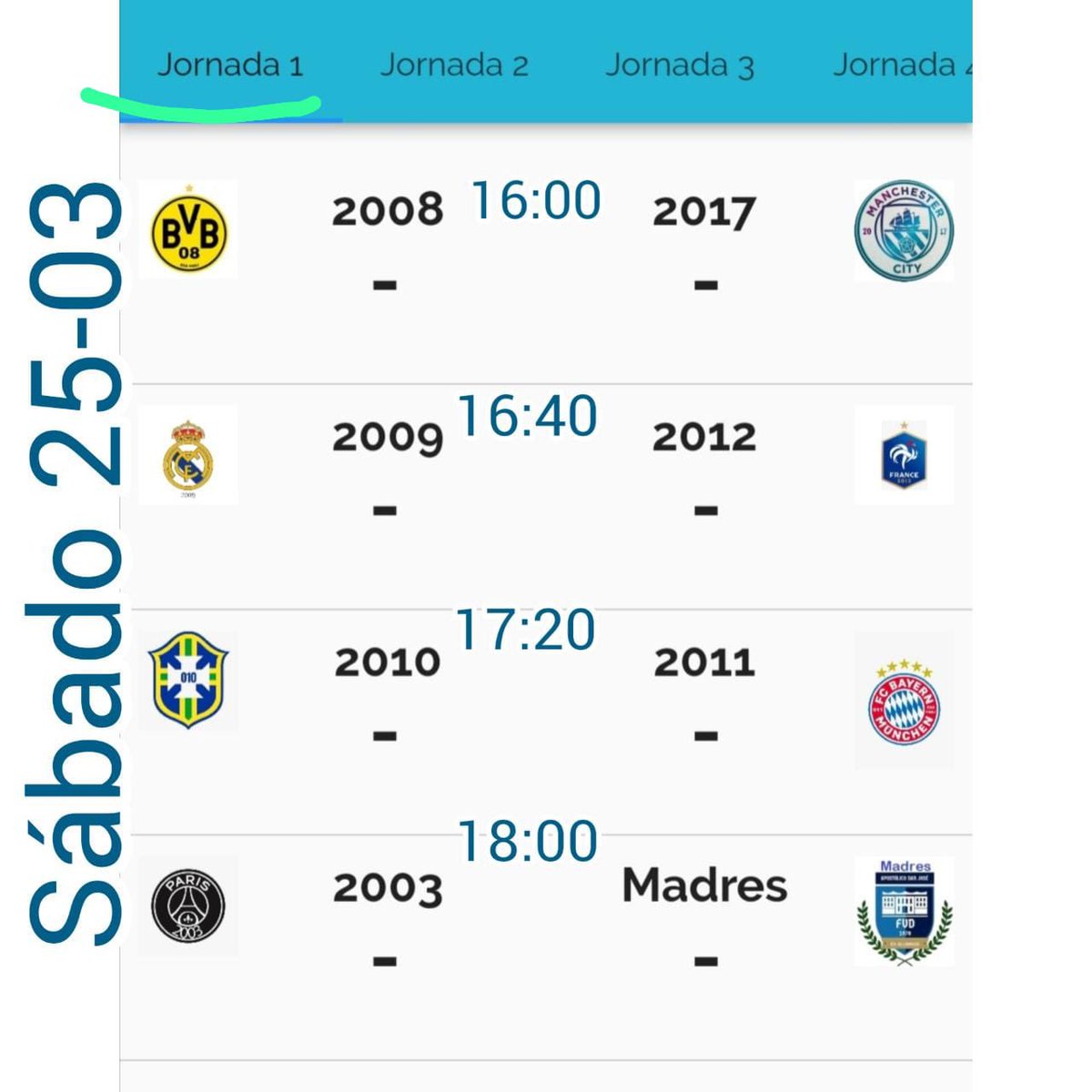 Arranca el EXA FEM!
Primera fecha ⚽️🏃🏻‍♀️
Les esperamos 😎