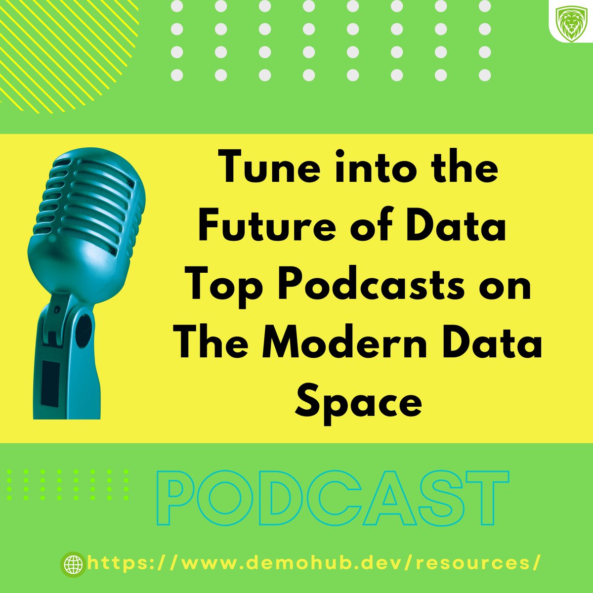 🎙️Tune into the Future of Data: Top Podcasts on The Modern Data Space
demohub.dev/podcast/

 #FutureOfData #DataPodcasts #DemoHub #ModernDataSpace #DataTrends #DataInsights #DataAnalytics #AIinData #StayAheadOfTheGame