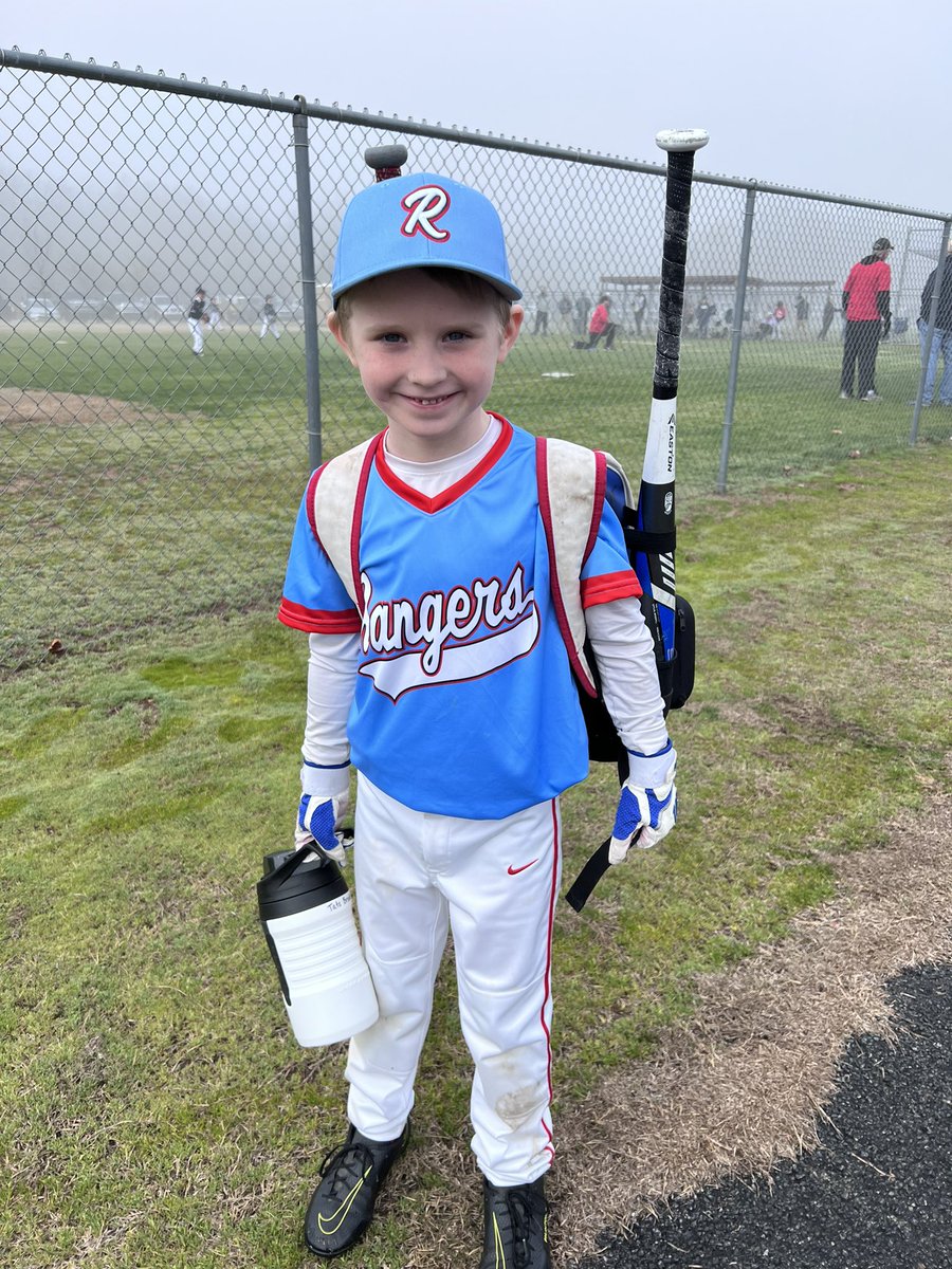 MattWBrooks's tweet photo. What an opening game for big T and the Tulsa Rangers! Tate had 4 hits and lots of fun as we won 27-9.#GoTatego https://t.co/ObS2pBOeVQ