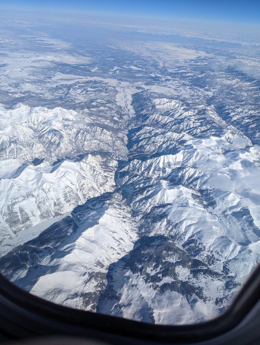 What a beautiful world we live in! Flew over the snow covered Rockies this morning on my way to the iConference in Barcelona, Spain. Stay tuned as the SJSU iSchool will be in the house! <a href="/SJSUiSchool/">SJSU iSchool</a> <a href="/asist_org/">ASIS&T</a> <a href="/iconf/">iSchools iConference - closing: All News @iSchools</a> <a href="/SJSU/">San José State University</a> <a href="/SJSUASIST/">SJSU ASIS&T</a>