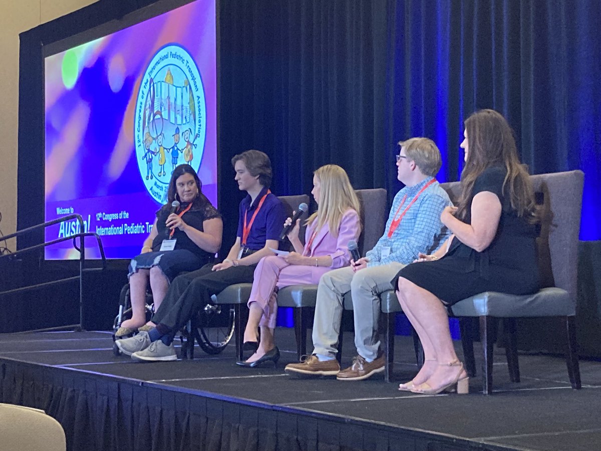 #IPTA2023 here we go!  Transplant recipients and their mom share their experience. Wonderful. Join more than 450 participants. #pediatrictransplant #Austin