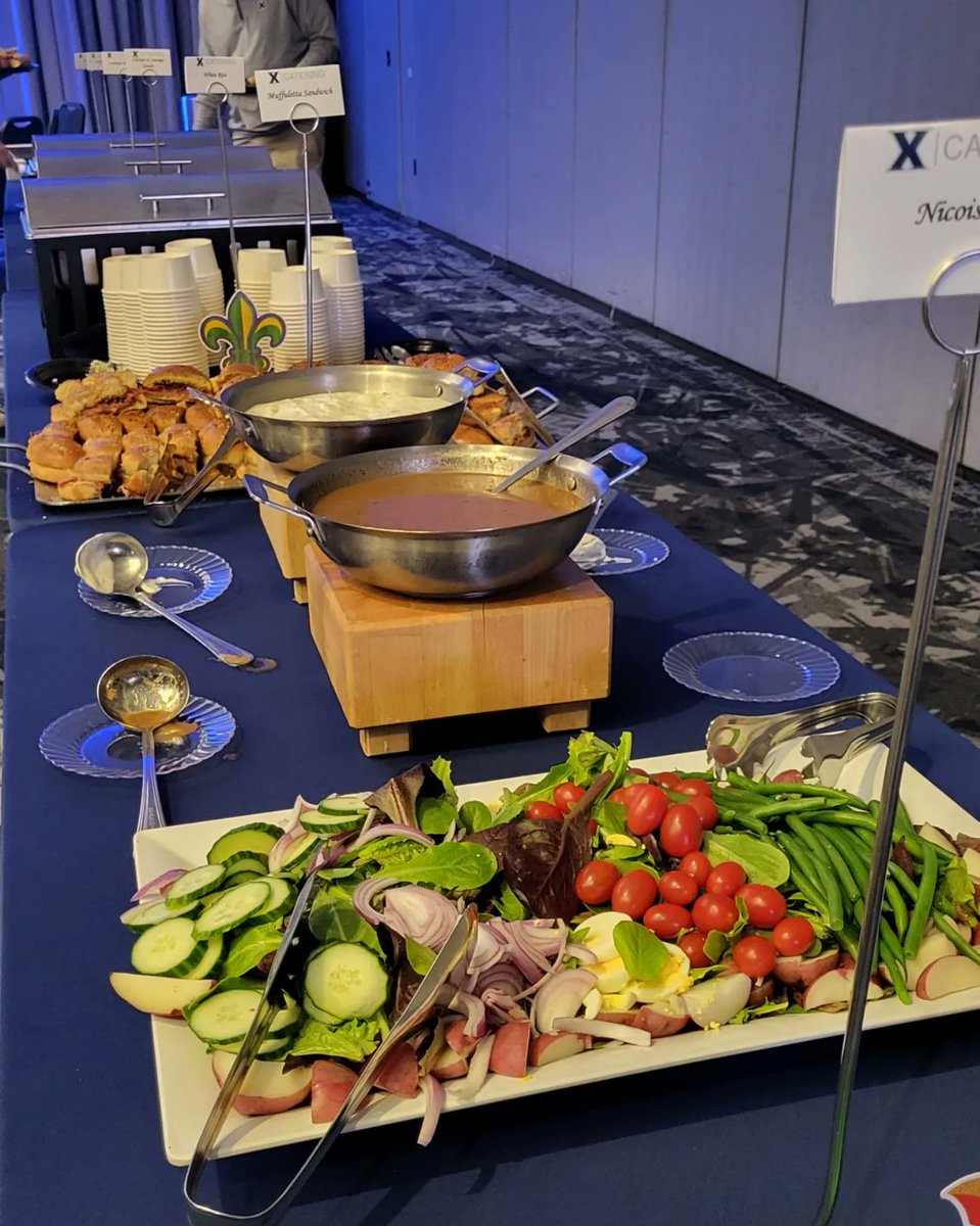 xavierdining's tweet photo. Xavier Catering is here for all your campus events! Contact us at https://t.co/GzfqWe3vIC #Xavier #ChartwellsHigherEd #Catering https://t.co/g5qHKj6G0r