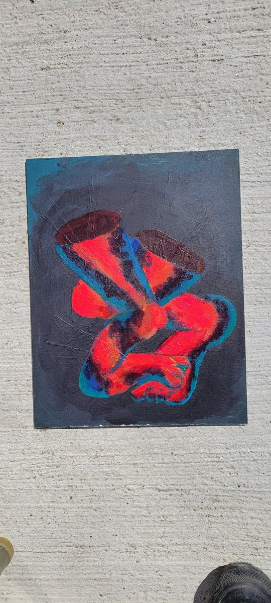 Craftmancy's tweet photo. Daily struggles

#acrylicpainting #disabledartist https://t.co/mRpBDMoPZF