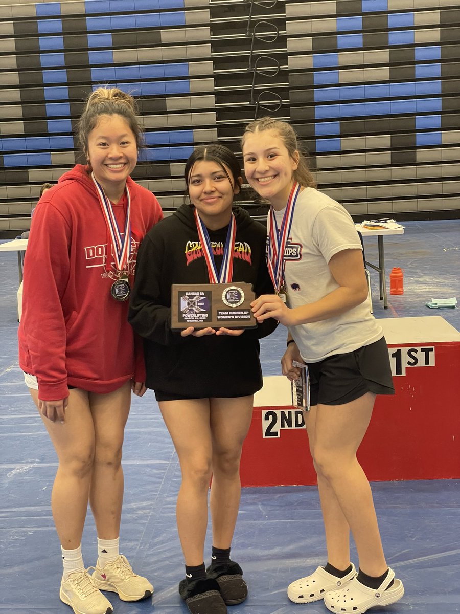 Congratulations to Dodge City Girls Powerlifting Team on a 2nd Place Finish  6A Powerlifting Meet.