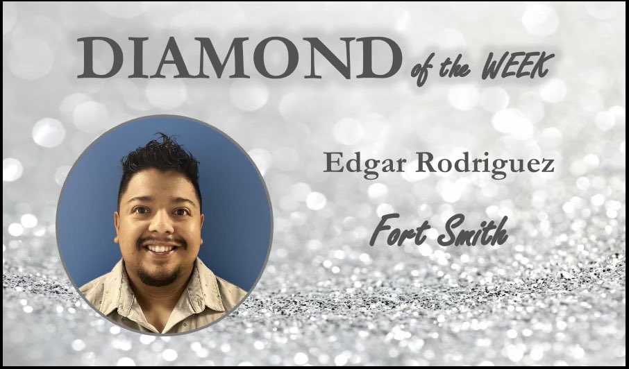 North Arkansas (@northarkansas1) on Twitter photo Shoutout to <a href="/EdgarRGZ_/">Edgar Rodriguez</a> from <a href="/Team_Fort_Smith/">AT&T Fort Smith</a>! He’s our #Diamond of the week!💎 He’s a killer leader & a huge asset to North Arkansas!🔥Edgar does everything with a purpose, has fun, & is always happy to help others!🌞#KAMO6 #winMOORE <a href="/Farzad_Farokhi/">Farzad Farokhi</a> <a href="/p_coleman24/">Phil Coleman</a> <a href="/ElvisTapiaAR/">Elvis Tapia</a> Shoutout to <a href="/EdgarRGZ_/">Edgar Rodriguez</a> from <a href="/Team_Fort_Smith/">AT&T Fort Smith</a>! He’s our #Diamond of the week!💎 He’s a killer leader & a huge asset to North Arkansas!🔥Edgar does everything with a purpose, has fun, & is always happy to help others!🌞#KAMO6 #winMOORE <a href="/Farzad_Farokhi/">Farzad Farokhi</a> <a href="/p_coleman24/">Phil Coleman</a> <a href="/ElvisTapiaAR/">Elvis Tapia</a>