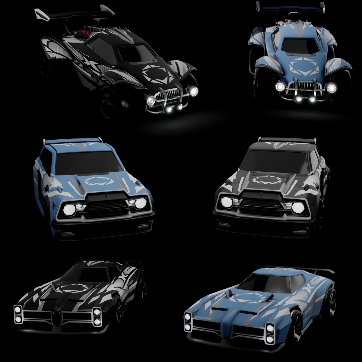 OtterGraphics13's tweet photo. MUCHAAAAACHOOOSS
@trueneutralgg decals set concept🖤🤍
.
@LagLyRL
@Roomaannnnn
@seckrl
@_CrsRL
.
#TrueNeutral #RLCS #Desing
.
Likes and Retweets Appreciated❤️
.
Release date March 30th https://t.co/vrucamrpLk
