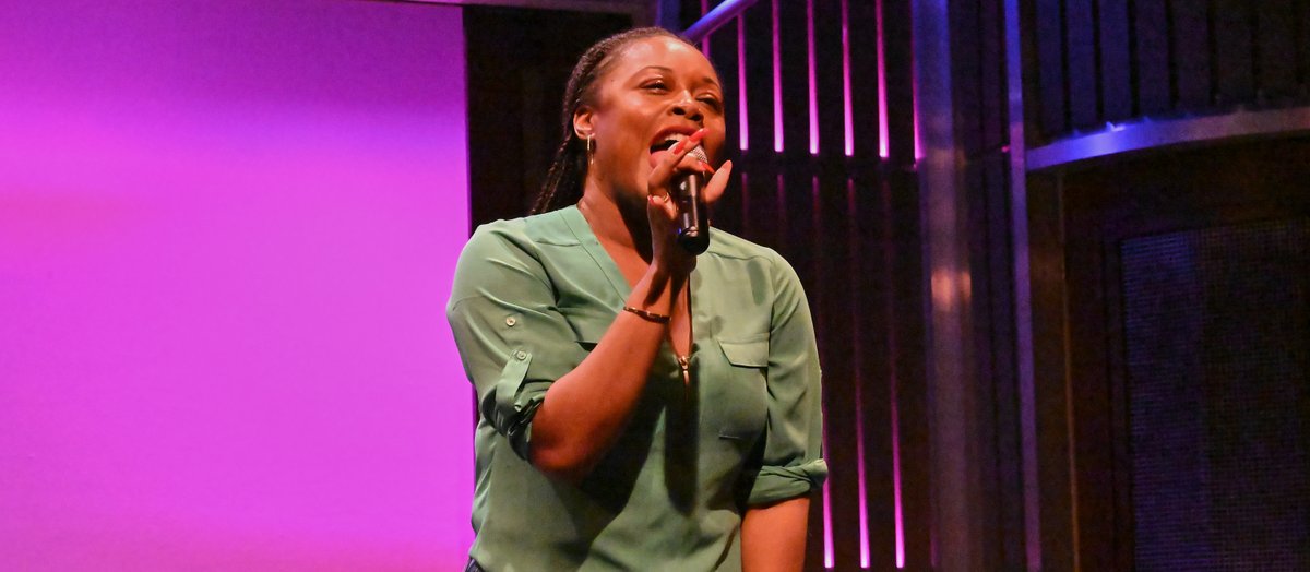 DHmagazine's tweet photo. Lyric Lewis &amp; Deanna Oliver perform in @groundlings  “Cookin’ with GAS” improv show on March 23, 2023 in Los Angeles, CA.

#DHMagazine #DHMag #Groundlings #CookinWithGas #30thAnniversaryShow https://t.co/x9qF6ofDnT
