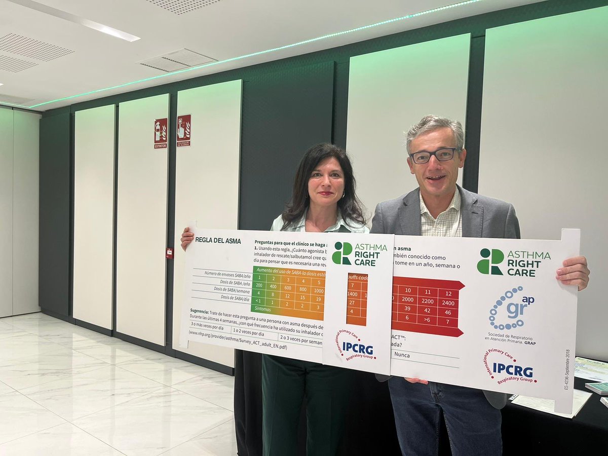 ARC involving pharmacists and doctors at Primary Care to get the right care of asthma. <a href="/ipcrg/">IPCRG</a> ⁦<a href="/SociedadGRAP/">Sociedad GRAP</a>⁩