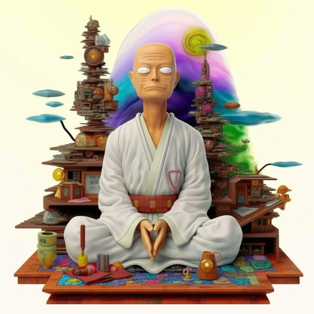 retinafunk's tweet photo. Zen Monk meditating on DMT
Imagined with Midjourney blend img2img
#zen #monk #meditation #midjourney #midjourneyV5 #v5 #aiart #synthography #synthography #art #explore #imagine #dmtart #memyselfandai #aiart #midjourney #art #dmtart #midjourneyart #midtrip #retinafunk https://t.co/v6FxPA2SAO