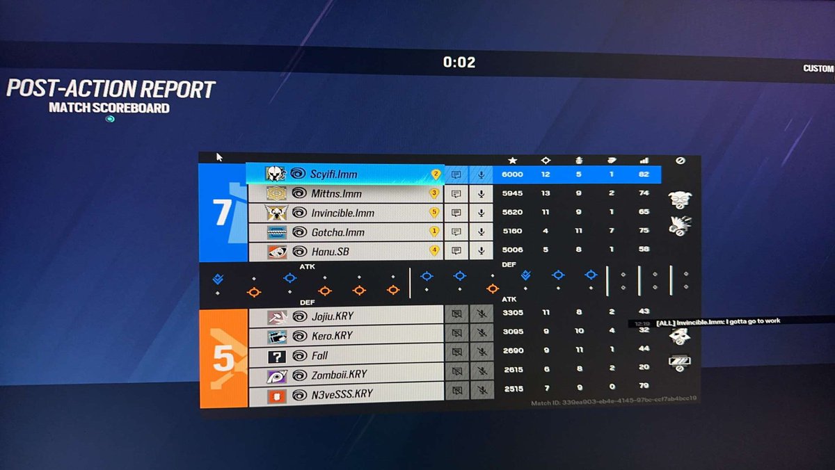 ImmortalsR6's tweet photo. GGs to @TeamKrysos. We win 2-1. Very Intense Round 1 Matchup in Game Rogue $1500 Tournament. Goodluck to you guys! https://t.co/SrzxiO76qs