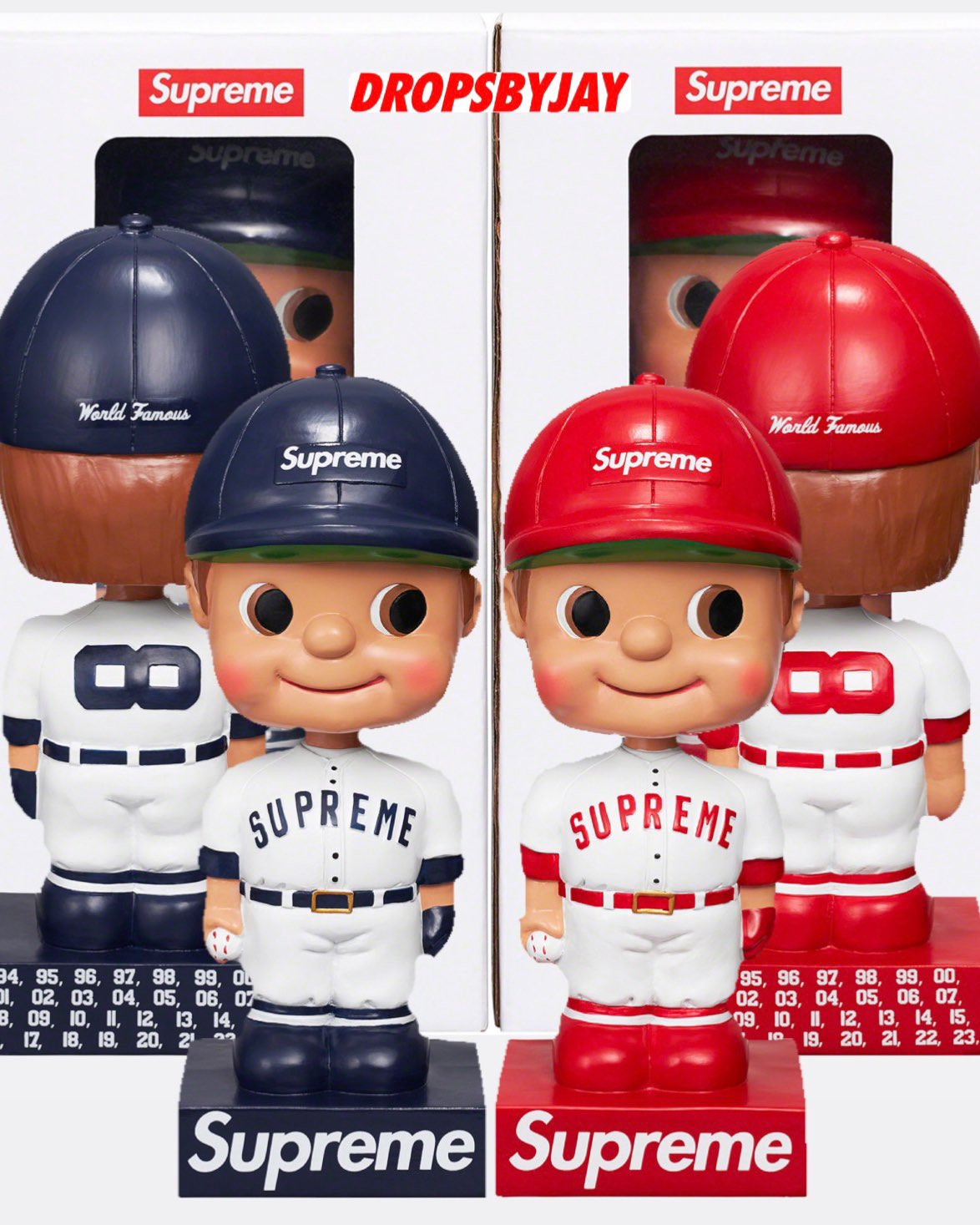 アクセサリーSupreme Bobblehead Red シュプリーム バブルヘッド 赤