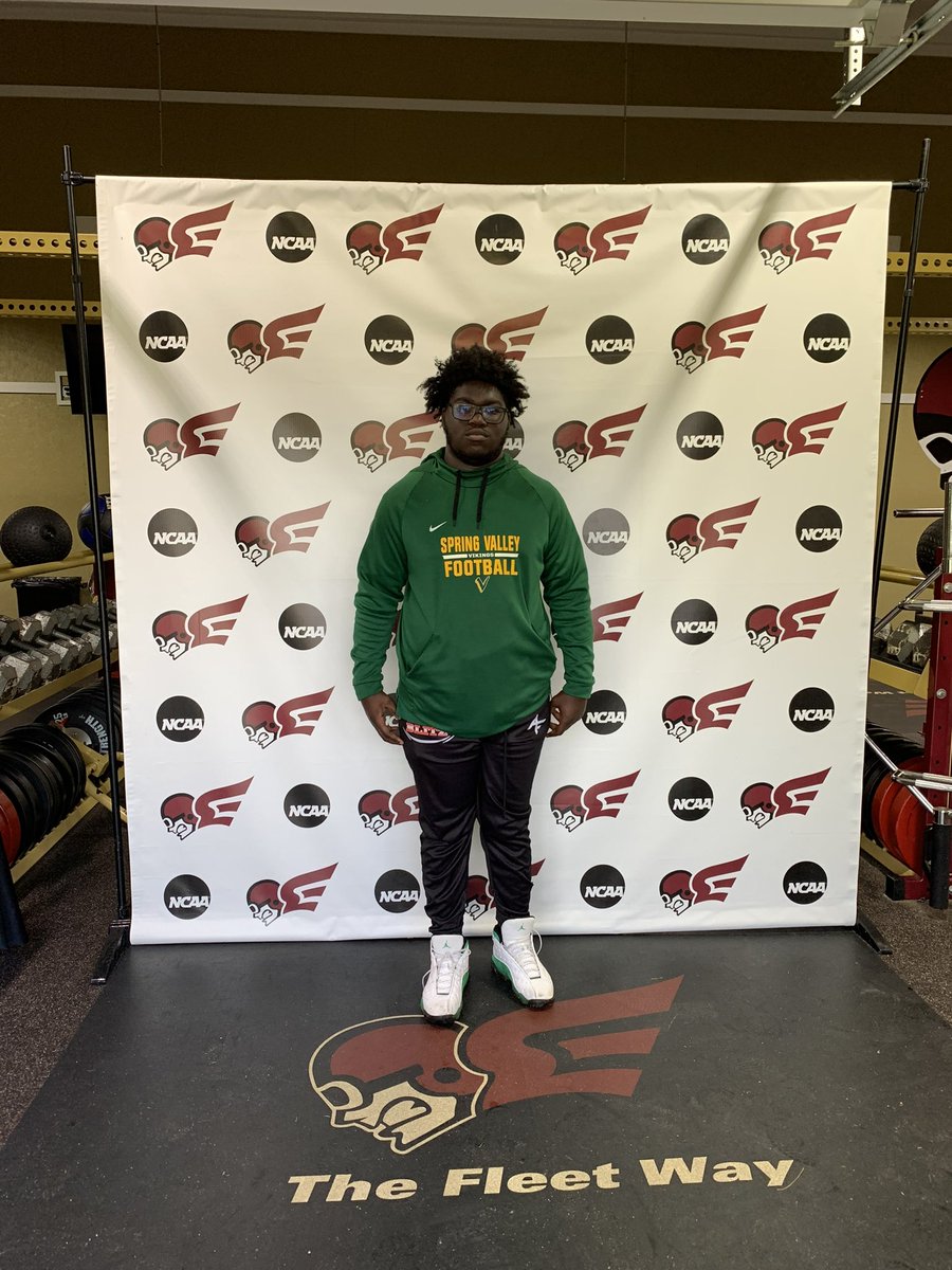 Thank you <a href="/FleetFB/">Erskine Football</a> for inviting me to there junior day <a href="/CoachJCody/">John Cody</a> <a href="/CoachCasterlin/">Barry Casterlin</a>
