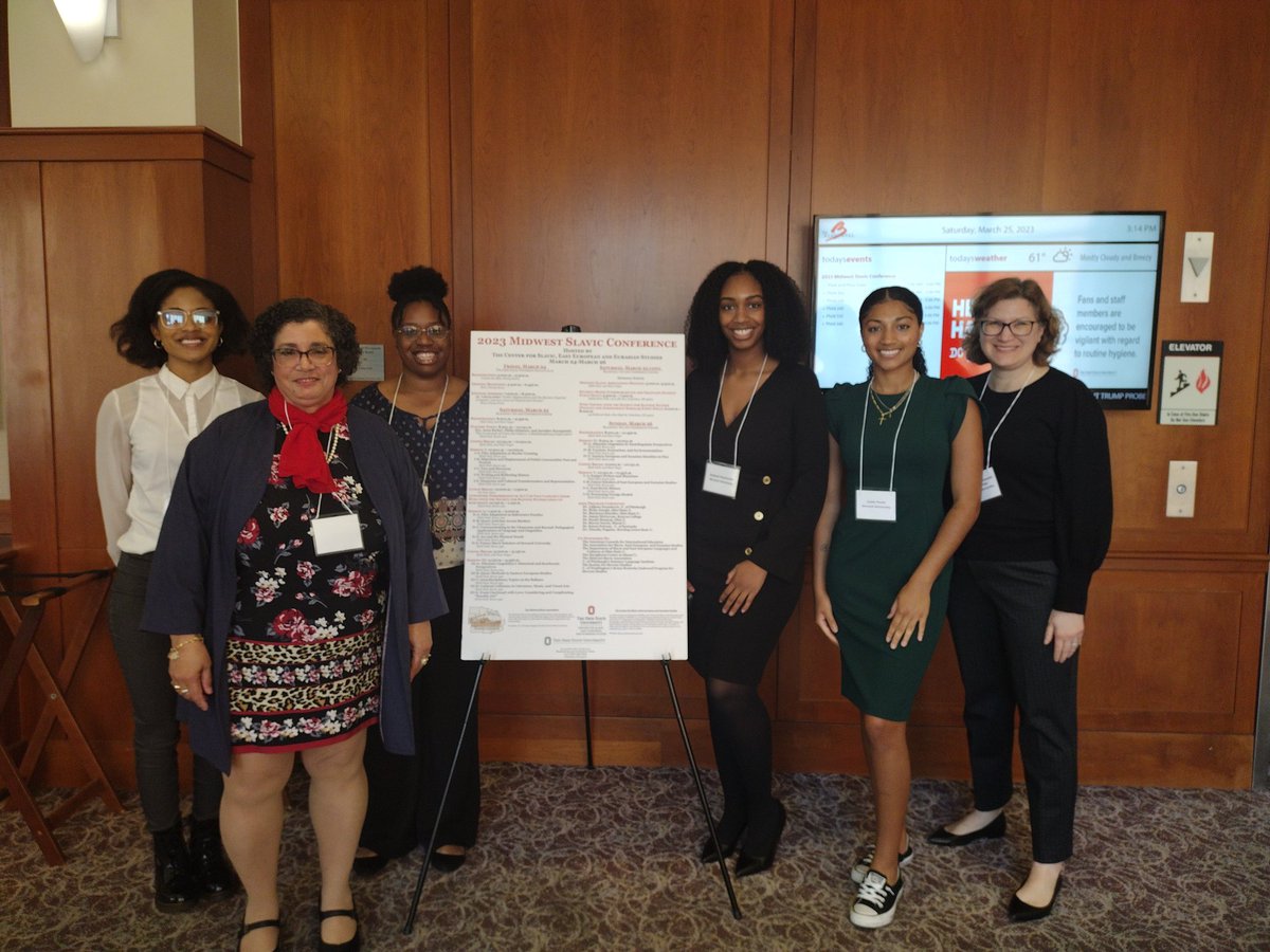 boricuaslavist's tweet photo. Community building and growing our community. Thanks to @CSEEES_OSU @slavprofsrc @KellyKCummings for your mentorship! @HU_COAS @HowardU @HowardPolitics #BISONSLAVIST https://t.co/jgVO3U0Sy9