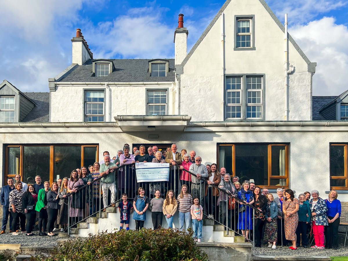 mentalcapital's tweet image. I couldn’t be more proud and happy to have spent the day with the most amazing community in Harris. A lunch organised by Chirsty Macleod in memory of the amazing Marlene raised over £16,000 for @MNDScotland to help #MakeTimeCount for people with MND.