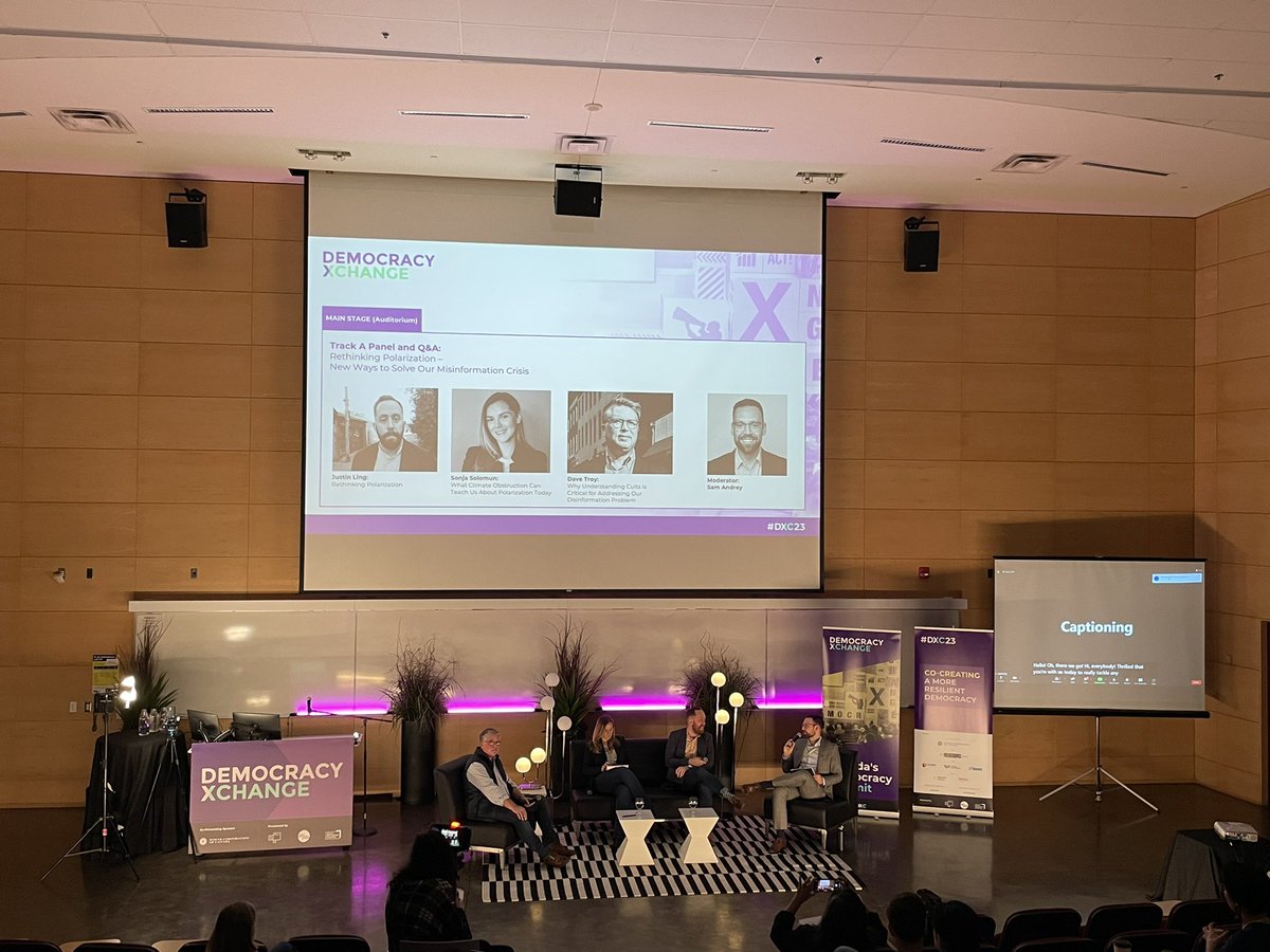 DemocracyXChange (@dxcsummit) on Twitter photo “Misinformation continues to cause disconnect and denial. When we talk about polarization we need to find ways to address these problems.” An excellent panel on Rethinking Polarization and Our Misinformation Crisis <a href="/SonjaSolomun/">Sonja Solomun - @sonjasolomun.bsky.social</a> , <a href="/davetroy/">Dave Troy</a> <a href="/Justin_Ling/">Justin Ling (Has Left)</a> , Moderator <a href="/sambandrey/">Sam Andrey</a> “Misinformation continues to cause disconnect and denial. When we talk about polarization we need to find ways to address these problems.” An excellent panel on Rethinking Polarization and Our Misinformation Crisis <a href="/SonjaSolomun/">Sonja Solomun - @sonjasolomun.bsky.social</a> , <a href="/davetroy/">Dave Troy</a> <a href="/Justin_Ling/">Justin Ling (Has Left)</a> , Moderator <a href="/sambandrey/">Sam Andrey</a>