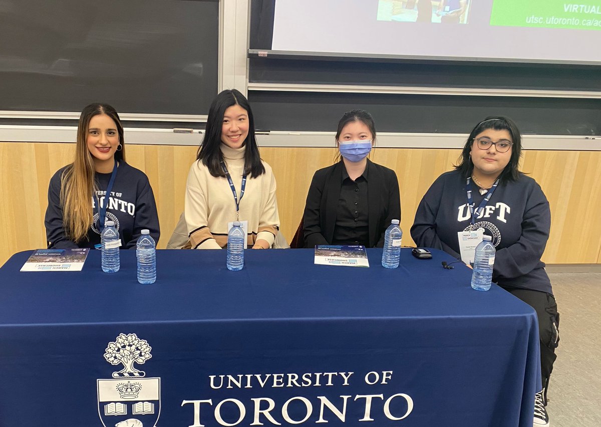 Spending my Saturday welcoming incoming students <a href="/UofT/">University of Toronto</a> !! Spoke on a panel about my Uoft experience and gave advice to incoming students. Additionally, promoted the geography and city studies department. Super excited for future students