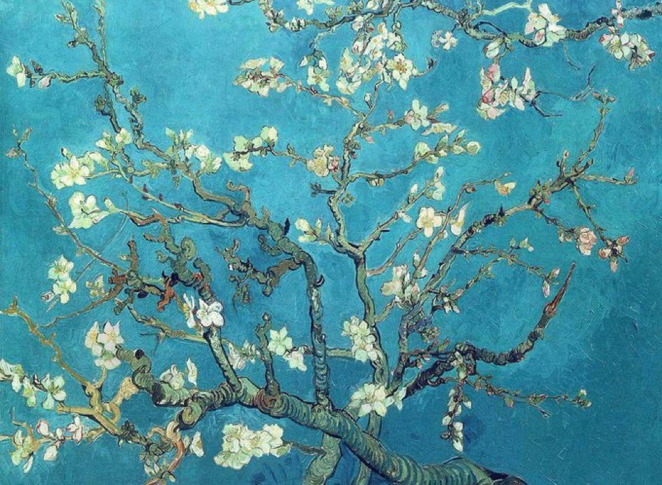allontanarsio's tweet photo. Branches with Almond Blossom by Vincent Van Gogh https://t.co/d9za2UdU9g