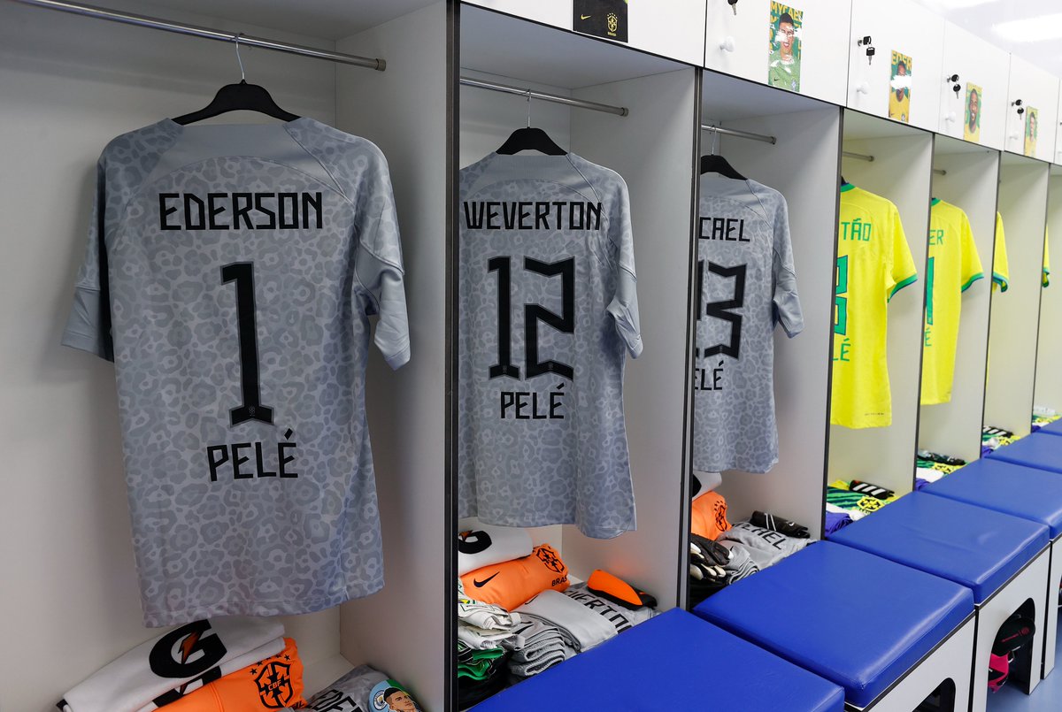 Com homenagem ao Rei Pelé, a casa já está pronta

19 horas (horário de Brasília), a bola vai rolar.

Ingressos esgotados e promessa de grande jogo.

Brasil x Marrocos

Vamos juntos! Com a benção do Rei

📸: Rafael Ribeiro/CBF