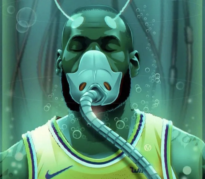 Jgoody0824's tweet photo. Just like a phone, the longer LeBron is out, the stronger and more power he'll have for the playoffs! #LakeShow #playoffbron https://t.co/kjwMc9E0U5