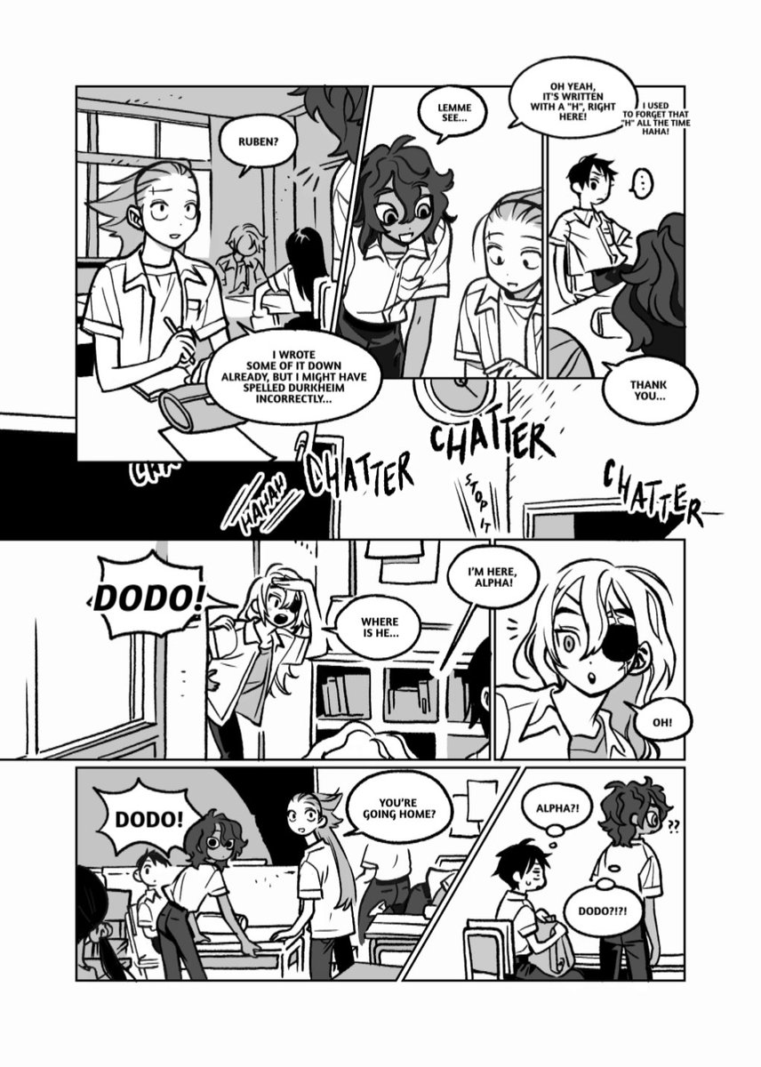 Thumbnail       -       Finished page
(Fun fact but i usually skip the sketch part and just go from thumbnail to inking 🤓💦) 