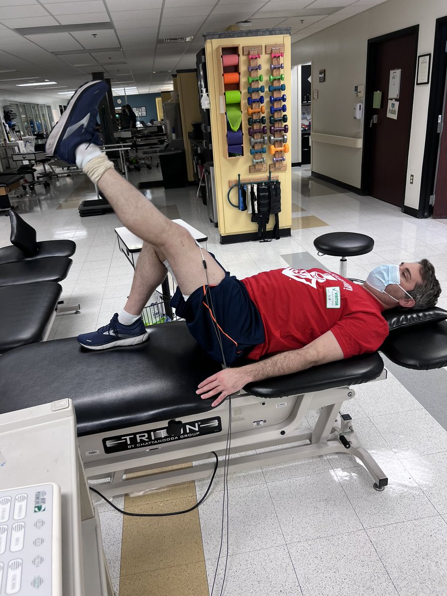 HenryRothenberg's tweet photo. Another milestone FRI @VUMChealth PT as I graduated from needing a cane, except when in crowded locations for now. Great progress continues as I prepare to return to work SAT, April 1st. Thanks @KPatAP @apsualumni for the shirt! @austinpeay @letsgopeay #LetsGoPeay #SeeOfRed #APSU https://t.co/uXLhRNZitu