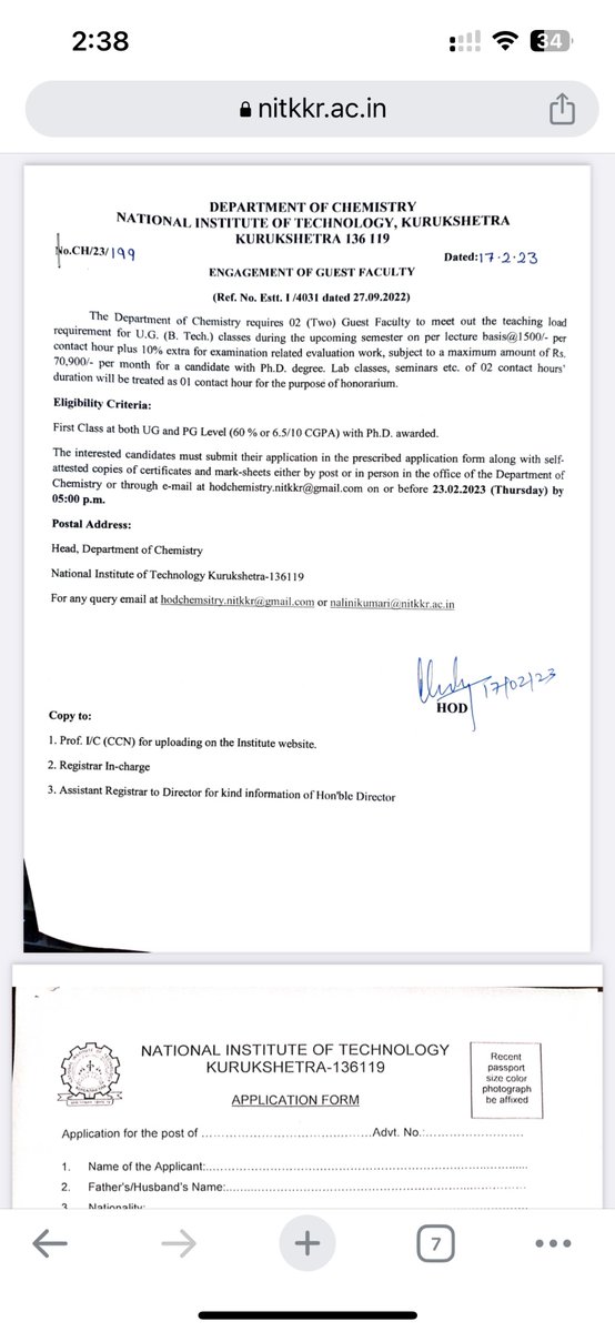 We seriously need to treat our researchers/ educators better. How on earth can one count lab hours half for the purpose of remuneration. <a href="/IndiaDST/">DSTIndia</a> <a href="/PrinSciAdvGoI/">Principal Scientific Adviser, Govt. of India</a> <a href="/EduMinOfIndia/">Ministry of Education</a> <a href="/Scholarsense/">Scholar Sense</a> <a href="/NITKURUKSHETRA/">NIT Kurukshetra</a>