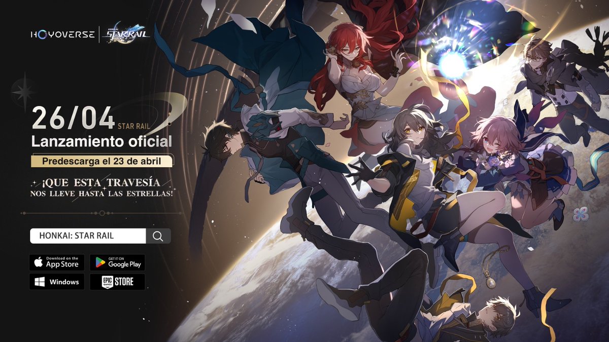 El próximo 26 de abril va a salir Honkai: Star Rail, un juego de la misma desarolladora de Genshin Impact, un RPG galáctico que permite viajar a diferentes planetas para explorar y conocer muchas waifus 🌚
Pueden inscribirse con este link: hoyo.link/46RWCKBd