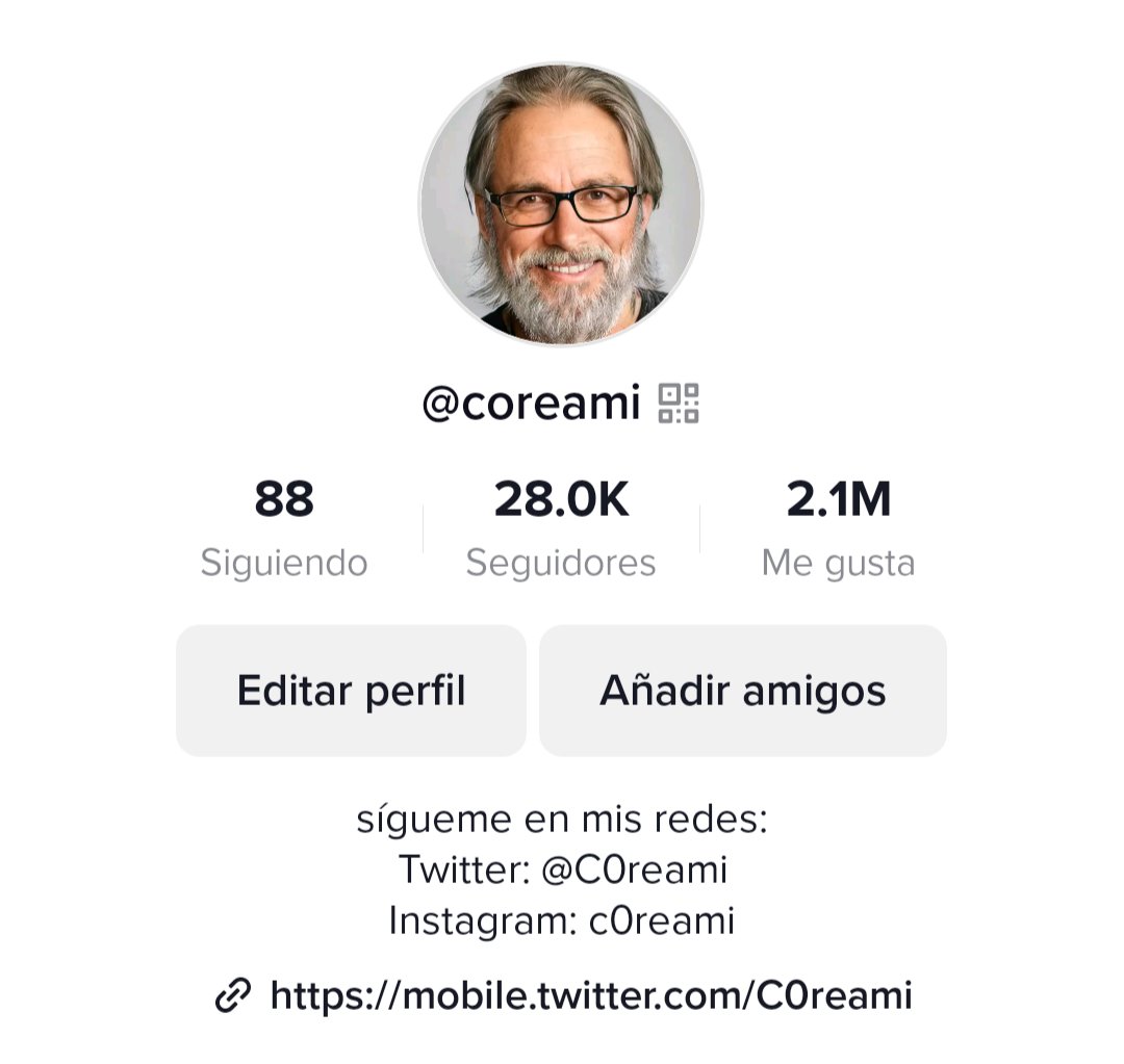 C0reami's tweet image. Por si gustan seguirme en tiktok