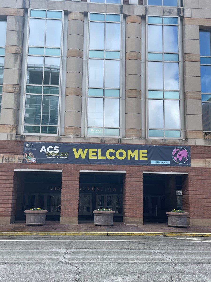 AdamsRike's tweet photo. Hello Indianapolis! Looking forward to a great #ACSSpring2023! 

#ACS2023 #ACSIndy #ACSMeeting https://t.co/HMZFU17gBj