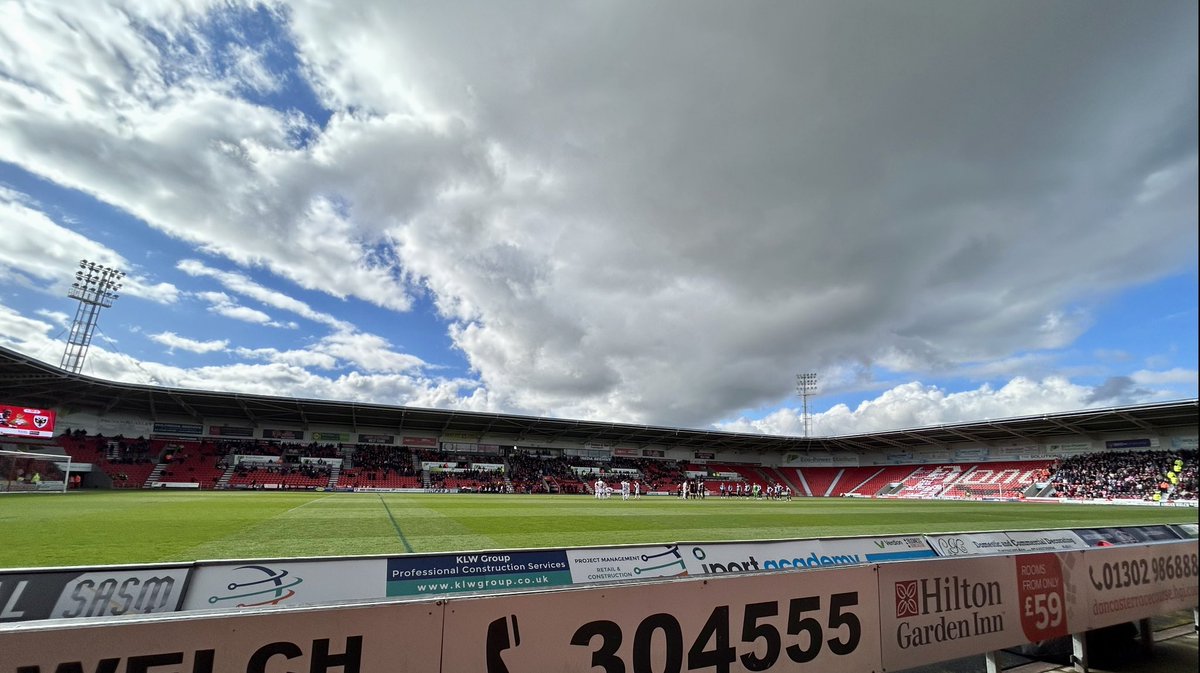 Still made it to Oakwell before Doncaster vs Northampton. #itfc