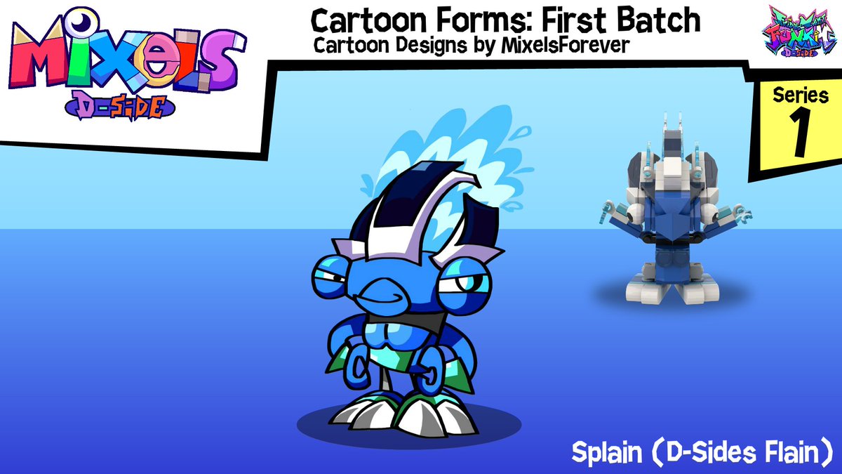 AnimatesSizzle's tweet photo. "Looks like we've been drawn as cartoons!"
The first batch of Cartoon Forms of D-Sides Series 1 with Major Nixel is here!
Cartoon Designs by MixelsForever
#mixels #mixelsdsides #dsides #fnfdsides https://t.co/eC3O2t8Oo3