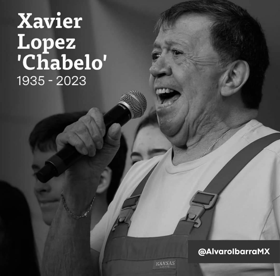 Lamentamos el fallecimiento de Xavier López “Chabelo”, un referente en la cultura popular de la infancia de muchas generaciones.