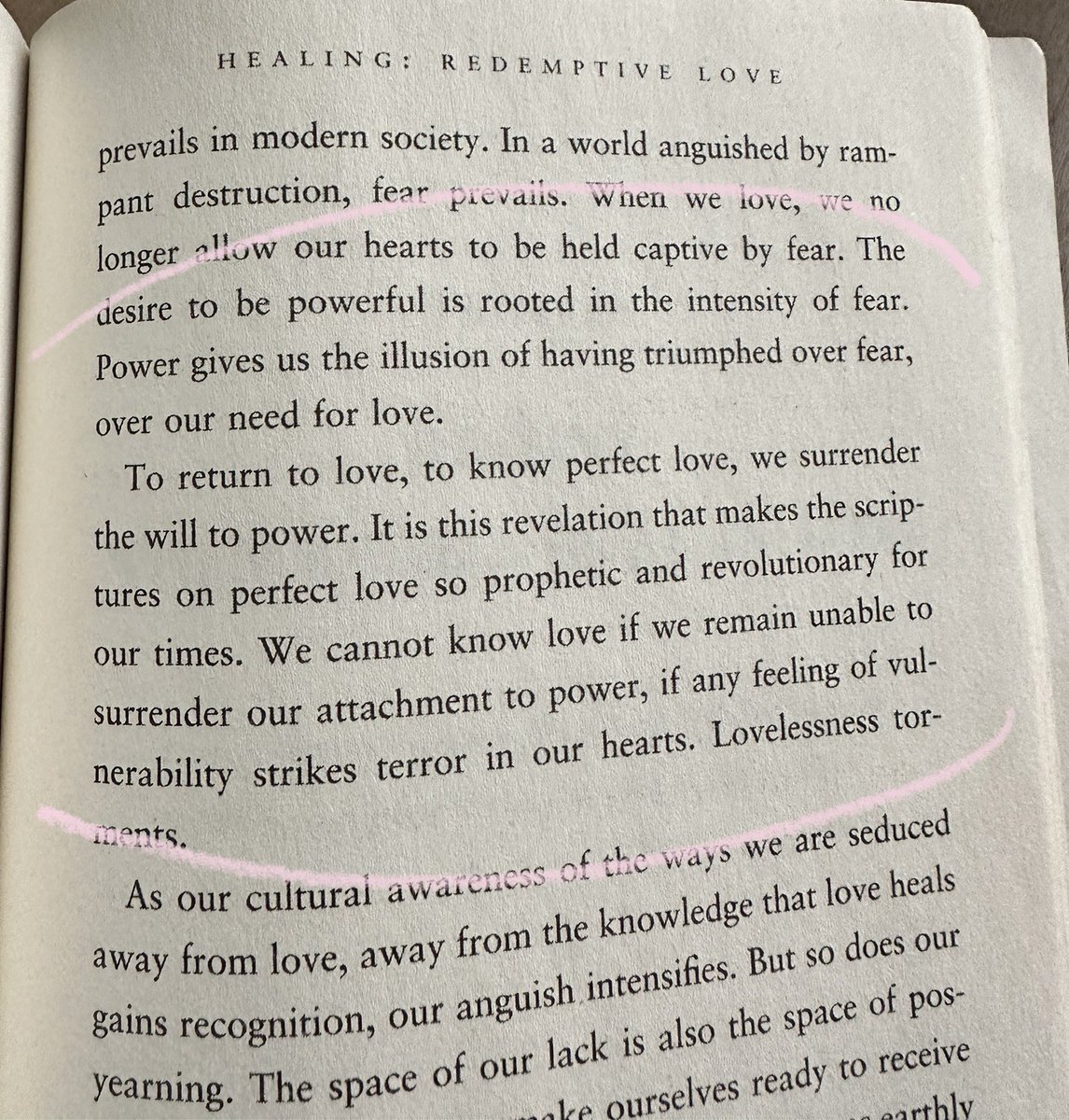 Words of wisdom #bellhooks #allaboutlove ❤️