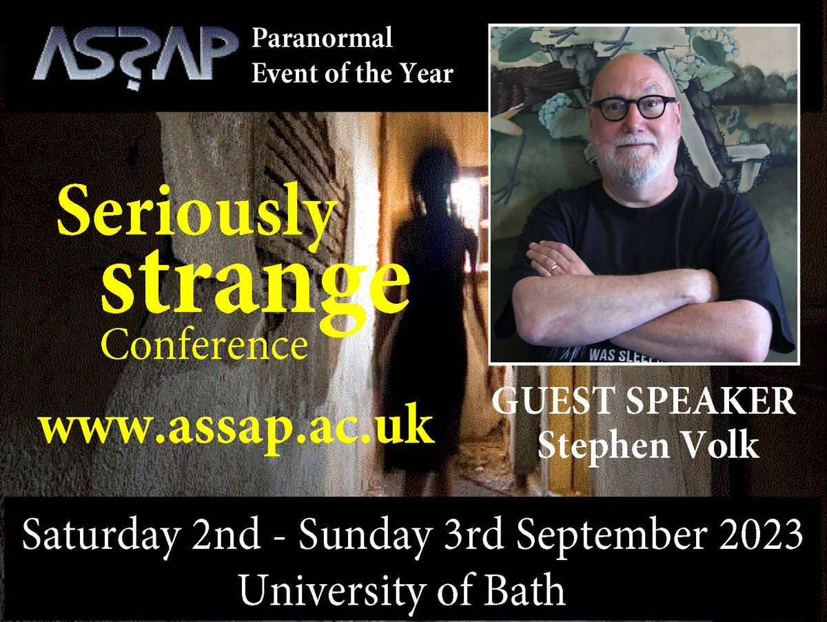To book tickets for Seriously Strange, please follow the link. tickettailor.com/events/assapas…
Stephen Volk is best known for being the mastermind behind Ghostwatch drama for the BBC, which pretended to be a Live broadcast from a haunted house. Staring Sarah Greene and Michael Parkinson