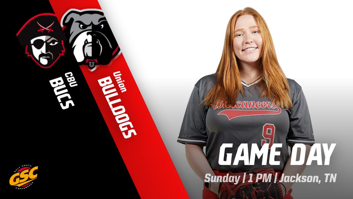 CBUBucsSb's tweet photo. 🥎 GAME DAY 🥎
🆚 Union 
📍 Jackson, TN
⌚️ 1:00 PM
📊 https://t.co/YrQtrAByr8
🖥 https://t.co/MFydpOOtXm
#BUCNation https://t.co/PvDSfec3A8