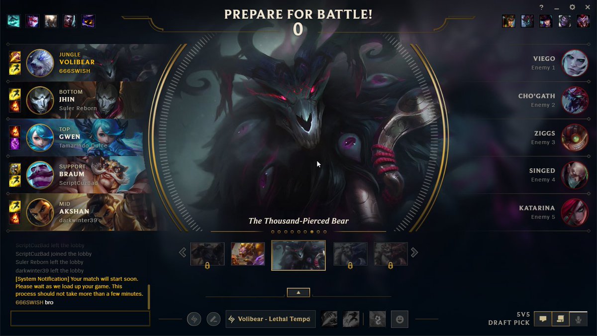 666Swish's tweet photo. @RiotSupport this has happened twice when i try to queue up in the last 2 days and i wait close to 10 minutes for the game to load and it never does and when I leave, it gives me a low queue priority https://t.co/aa3TdUFeUZ