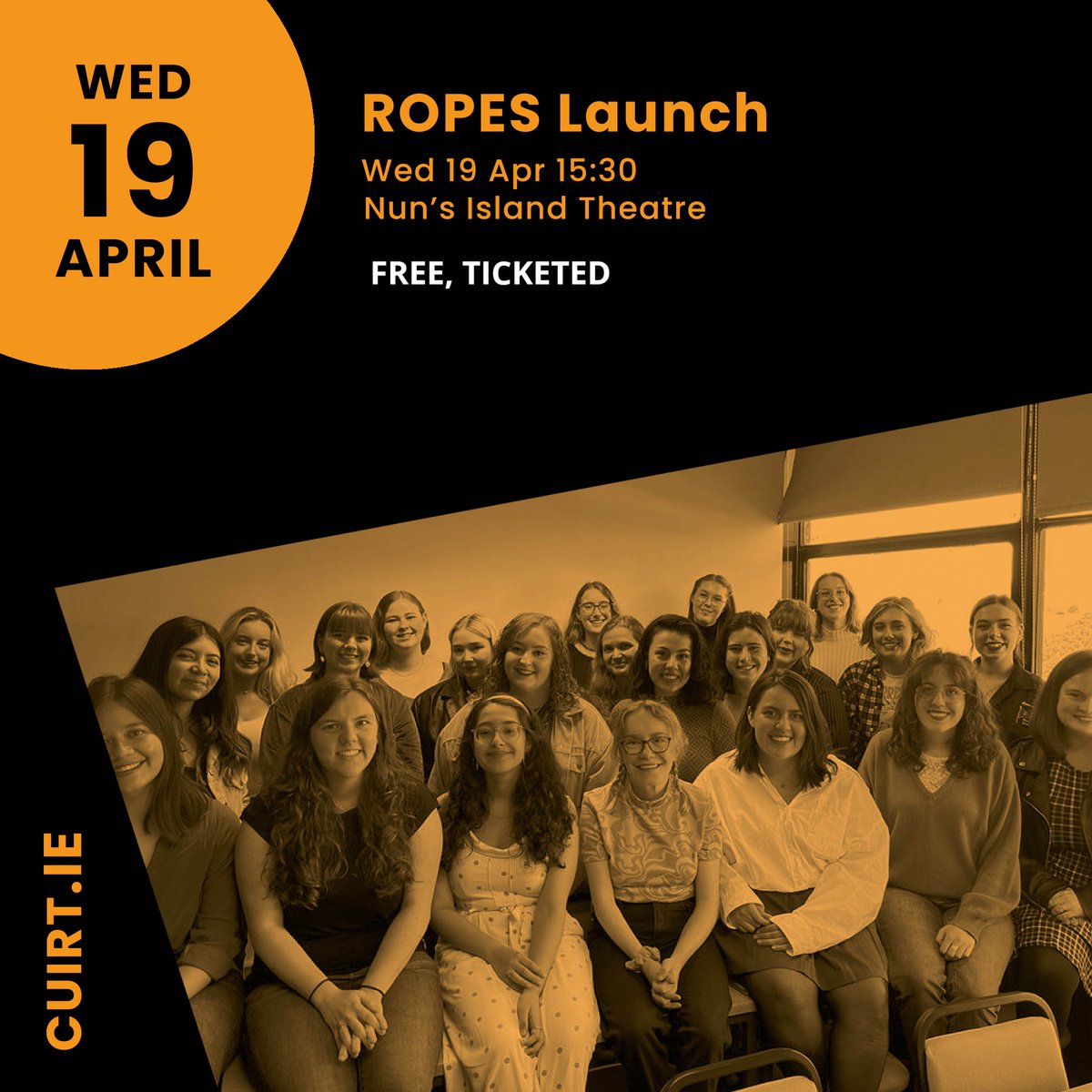 CuirtFestival's tweet photo. @ropeslitjournal a literary journal produced annually by MA students at the University of Galway, @malp_galway. This year they are launching the 31st edition! ROPES is a non-profit journal, with this years proceeds  going to @GalwayRCC 
🎟️  https://t.co/0QMZefWUlM
#cuirt2023 https://t.co/bvN3QqsGAo