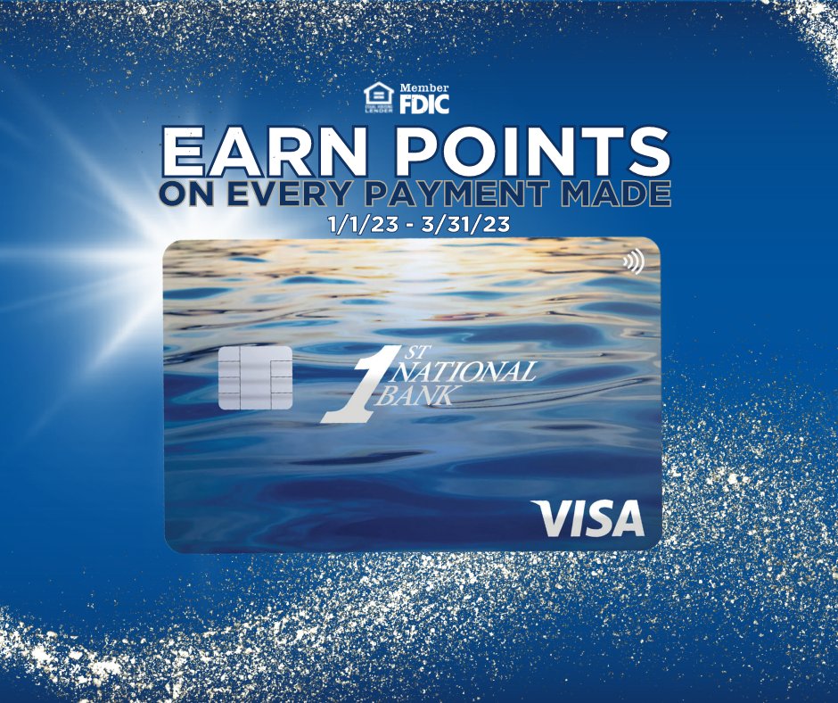 MyKindOfBank's tweet photo. Start making the most out of everyday purchases. 💳
.
Get rewarded on every dollar you spend! PLUS right now, with the FNB Credit Card start earning MORE points with every payment made! 🤩
.
Offer ends 3/31/23 >> https://t.co/D6zUxKRBVM https://t.co/GAd1pJMrOg