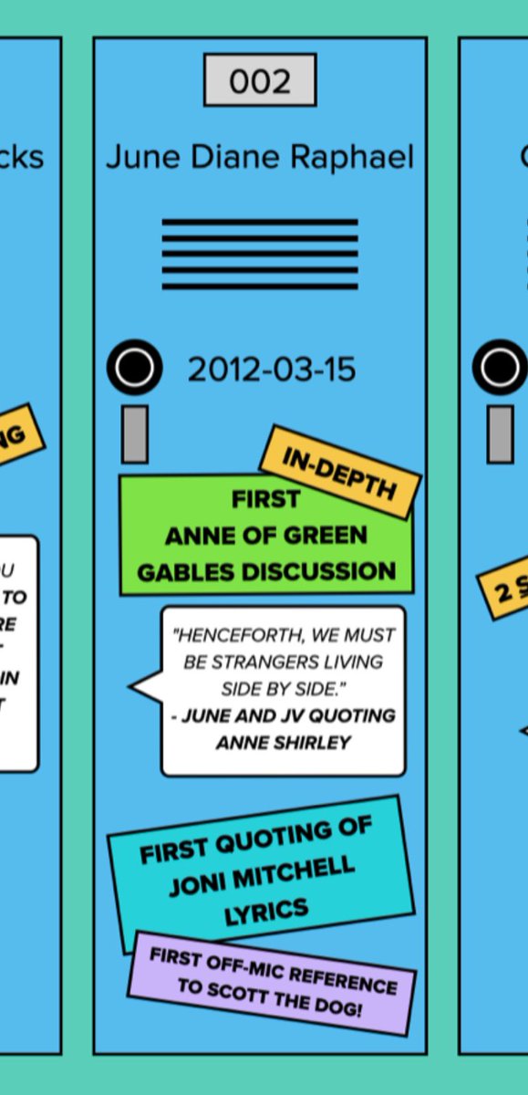 HumorMeShannon's tweet photo. Listen, don't tell @janetvarney or @MaxFunHQ that I shared this with you, but I couldn't resist showing you a tiny bit of June's entry in the @jvclubpodcast yearbook I made! Run over to https://t.co/QkNV89s5t2 to get this BoCo and enjoy a visual journey thru 500 eps! #MaxFunDrive https://t.co/HOZwRrPVFC